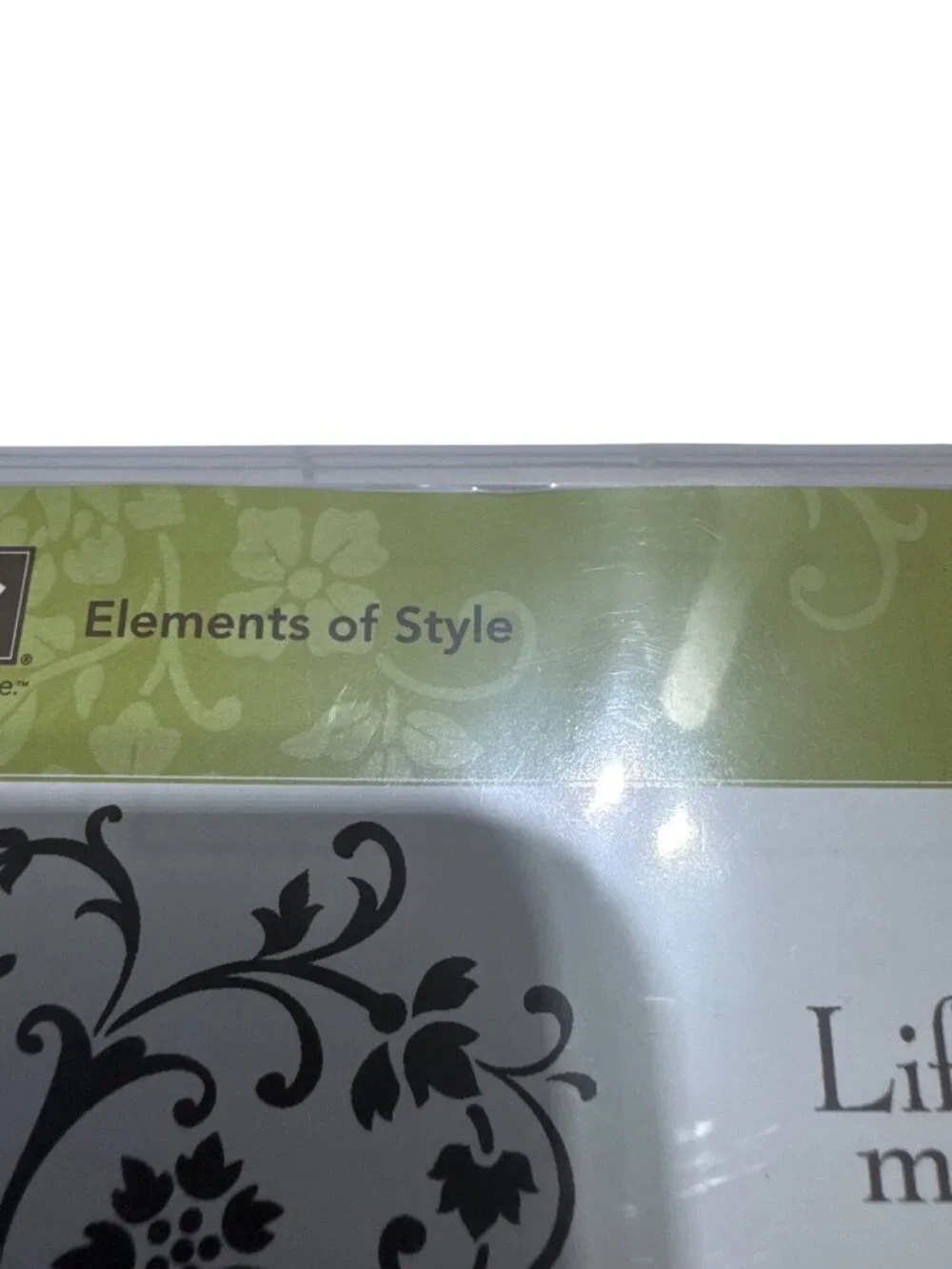 Stampin Up Elements Of Style Rubber Stamps Shellis Signature Collection Set 5